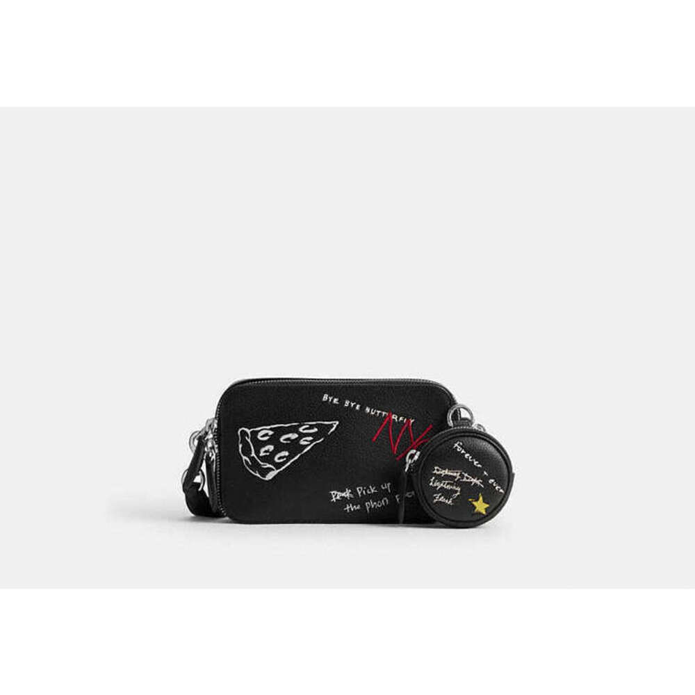 Charter Slim Crossbody Bag With Sketch Print